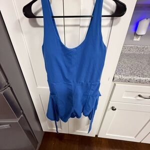 JoyLab Royal Blue Scoop Skort with wrap around tie size Mediun